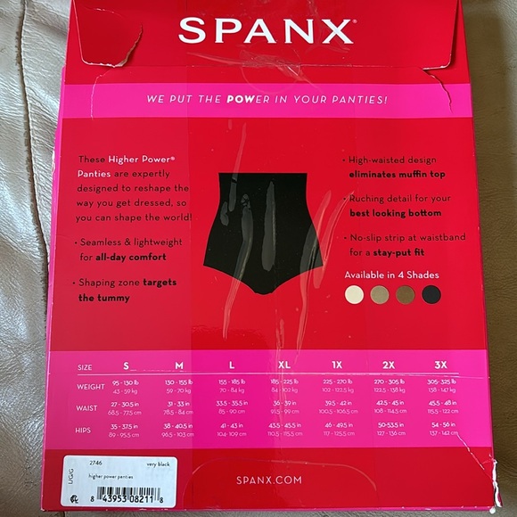 Large Spanx higher power panties - Picture 2 of 4